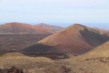 Montaña Colorada Lanzarote Canaries Espagne 