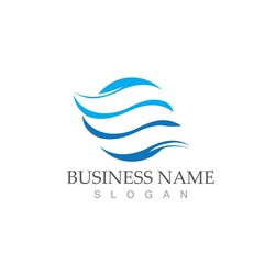 water wave icon vector illustration design