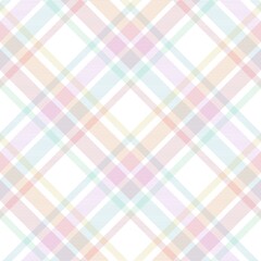 Rainbow Pastel Chevron Plaid Tartan textured Seamless Pattern Design