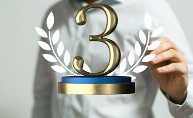 anniversary 3 yearin hand