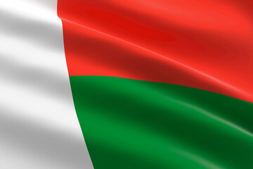 Flag of Madagascar