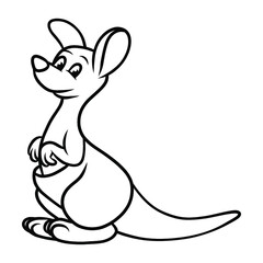 Animal kangaroo mammal icon