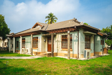 December 23, 2020: Victory Star V.I.P. Zone, former military dormitory for air force located in pingtung city, taiwan. There are 69 residential buildings, successively completed in 1928 and 1936.