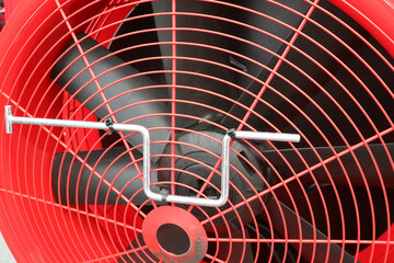 Air blowers of a modern tractor.