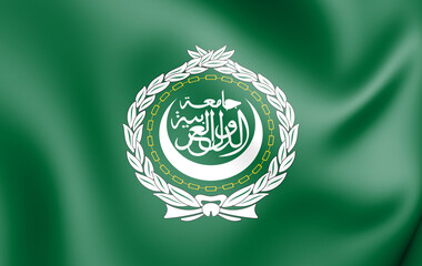 3D Flag of the Arab League. 3D Illustration. - 423220050