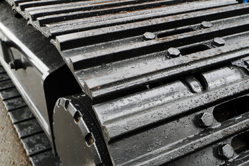 An image of a tracked modern tractor. © PhotoBetulo