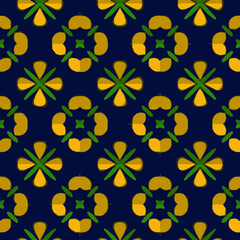  Geometric vector pattern with triangular elements. Seamless abstract ornament for wallpapers and backgrounds.