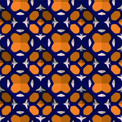 Geometric vector pattern with triangular elements. Seamless abstract ornament for wallpapers and backgrounds.