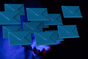 Email Inbox Electronic Communication Graphics Concept