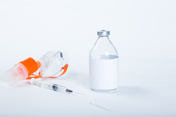 Pneumonia treatment with nebulizer.