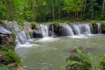 waterfall in the jungle