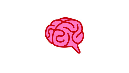 Creative Smart Brain Organ Logo Design Illustration