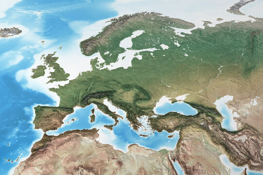 Physical Map Of Europe Peninsulas 360 F 423229618 7oFJmMrZkscspy9wsZi9wmQAIBhQmy6k