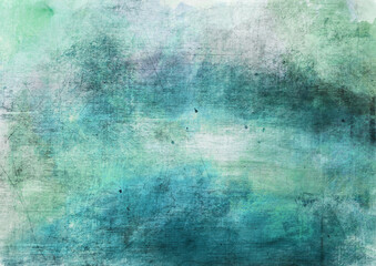 Watercolor fantastic and grungy background	