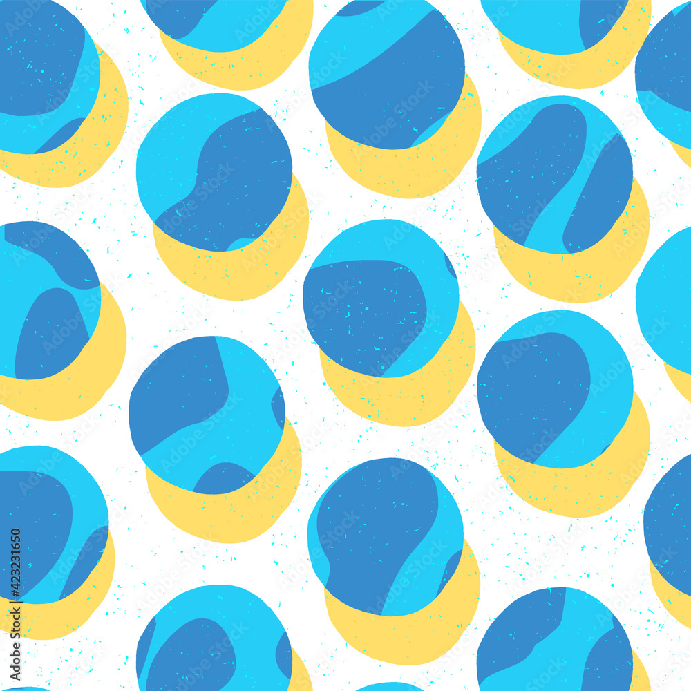 Aufkleber Pop-art style seamless print. Abstract Vector Seamless Background.