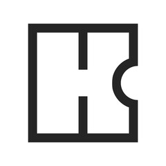 logo letter H B