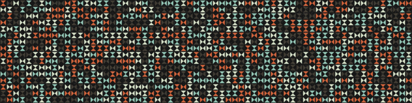 Abstract Geometric Pattern generative computational art illustration