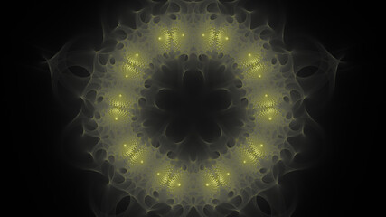 3d effect - abstract fractal pattern
