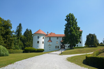 Fototapeta na wymiar Grad Bogensperk Schloss Burg in Slowenien