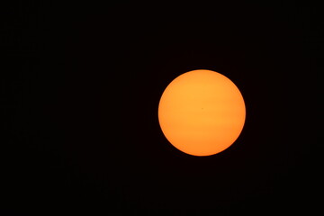 The Sun With A Visible Sunspot