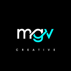 MGV Letter Initial Logo Design Template Vector Illustration