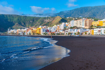 Central beach at Santa Cruz de la Palma, Canary islands, Spain