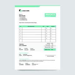 Modern Invoice Design Template