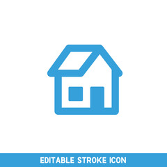 House vector icon. Home pictogram.