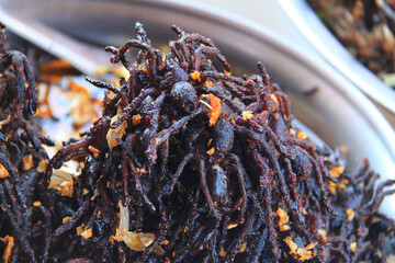 Spiders, one of the favorite foods of Cambodians