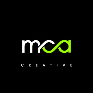 MCA Letter Initial Logo Design Template Vector Illustration