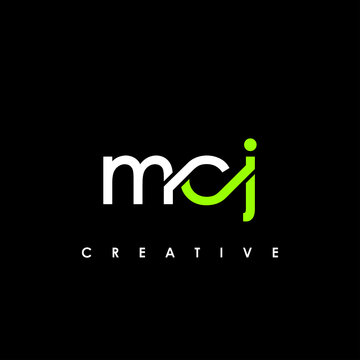MCJ Letter Initial Logo Design Template Vector Illustration
