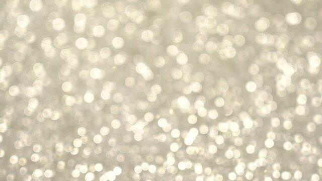 Beautiful blurry bokeh abstract shiny and sparkling holiday Christmas 4k video background