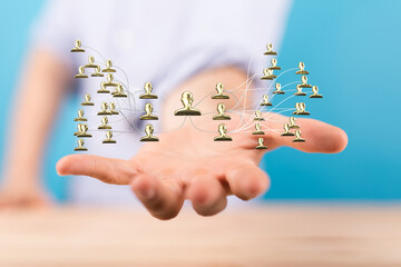 team hierarchy connection group digital