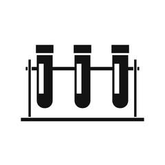 Black tubes with medicines or vaccine. Pharmacy and health care. Medication, pharmaceutical concept.