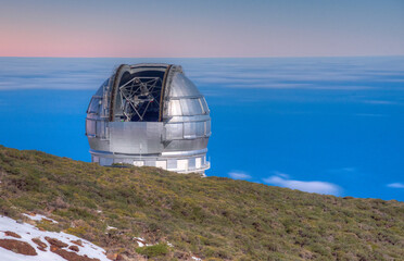 Roque de los Muchachos Observatory at La Palma, Canary Islands, Spain