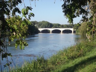 Cher, ein Nebenfluss der Loire in Frankreich