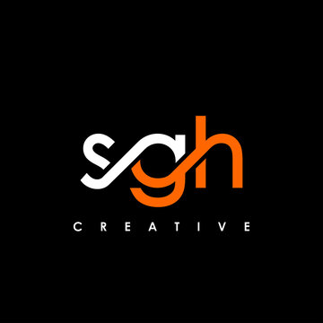 SGH Letter Initial Logo Design Template Vector Illustration