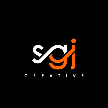 SGJ Letter Initial Logo Design Template Vector Illustration