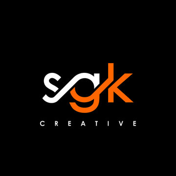 SGK Letter Initial Logo Design Template Vector Illustration