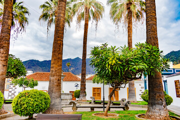 Plaza de pueblo Los Llanos de Aridane.