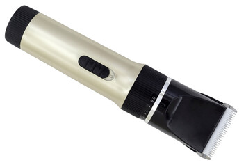 Electric pet clipper on a white