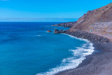 Playa del faro de Fuencaliente at La Palma, Canary Islands, Spain