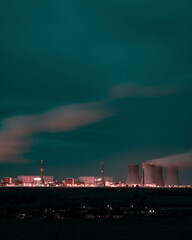 Nuclear power station Dukovany, Vysocina region, Czech republic
