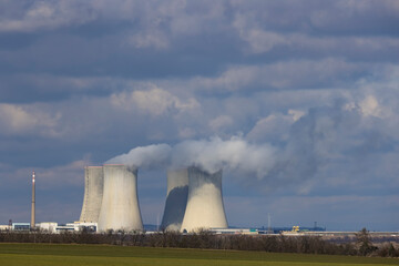 Nuclear power station Dukovany, Vysocina region, Czech republic