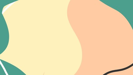 Ultra HD presentation backgrounds and textures, colorful abstract aesthetic background and texture | Royalty Free illustration, minimalist design with abstract organic shapes