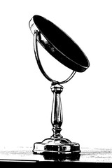 Beatuy Mirror Old and Rusty