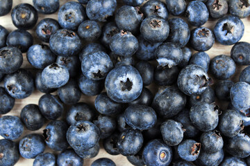 Blueberry background. Fresh berries. Vegetarian snack