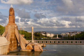 Lissabon, Aussichtspunkt im Park Eduardo VII