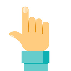 Touch icon concept. Hand touch vector illustration.