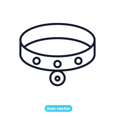 pet collar icon. pet collar symbol template for graphic and web design collection logo vector illustration